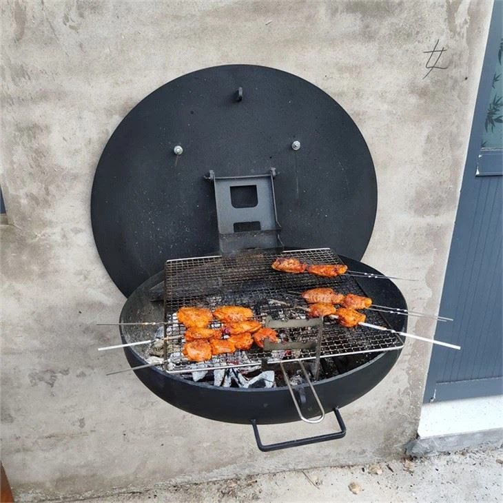 Black Folding Barbecue