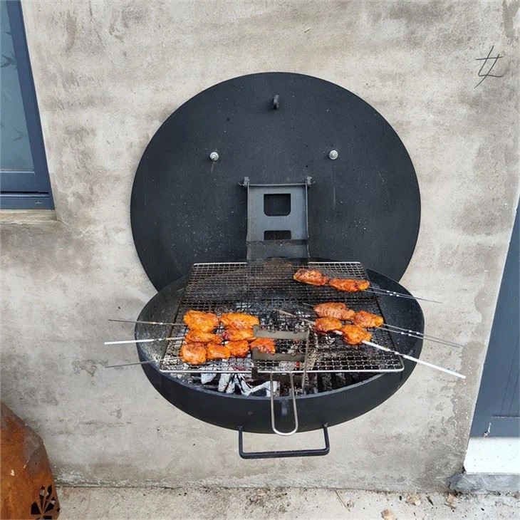 Black Folding Barbecue