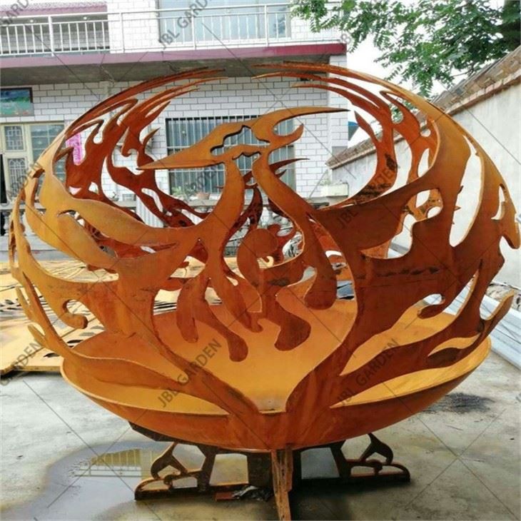 Animal Art Cutting Fire Sphere