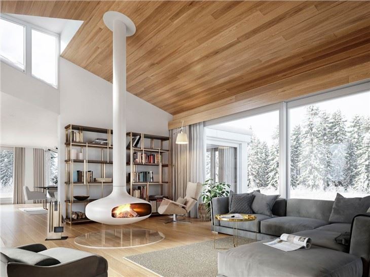 Black Fireplace