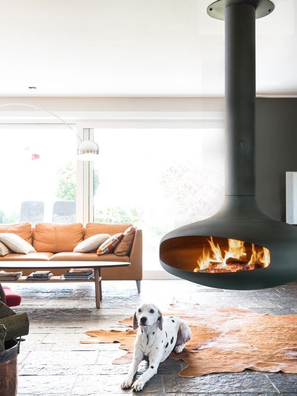 Black Fireplace