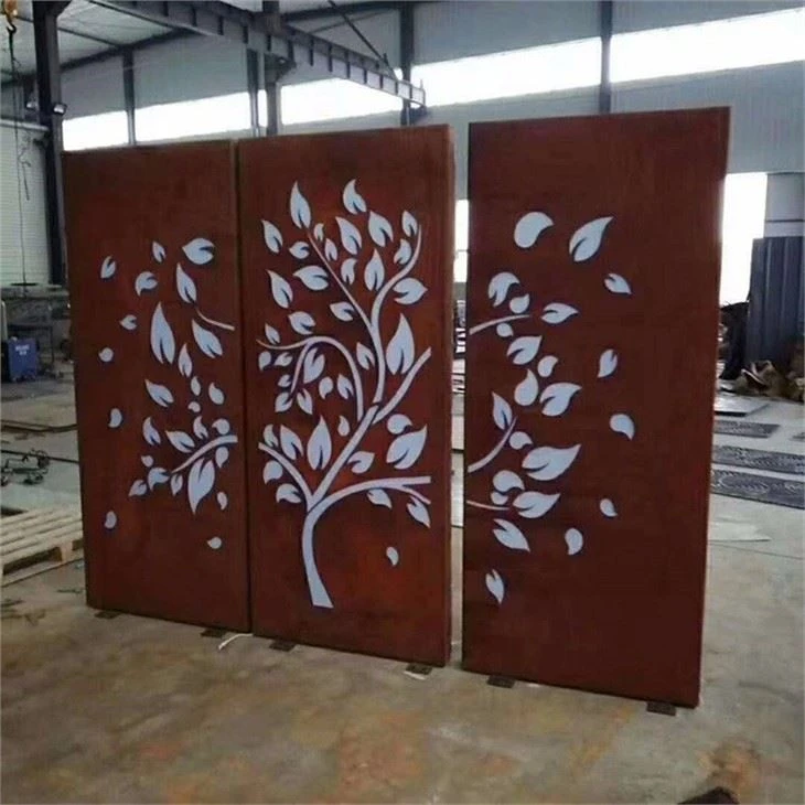 Corten Steel Fencing Panels