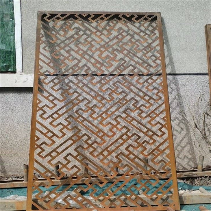 Corten Steel Fencing Panels
