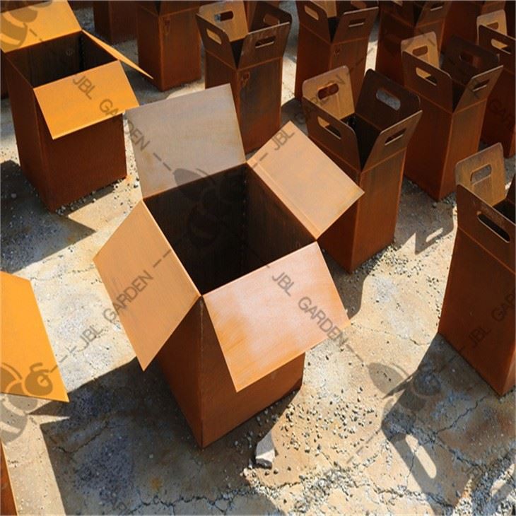 Large Metal Garden Planters