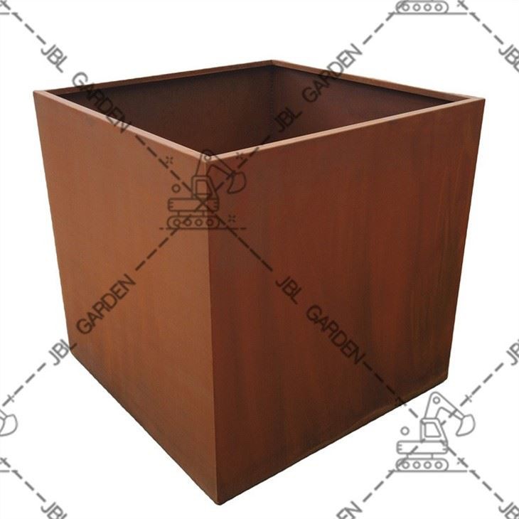 Rusty Planter Boxes
