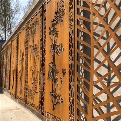 لیزر کٹ آرائشی بیرونی سکرین باڑ
