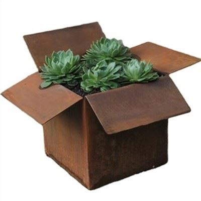 میٹل پلانٹر کارٹین اسٹیل پھولوں کا برتن