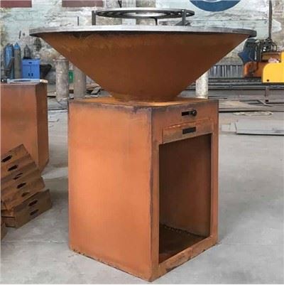 بیرونی لکڑی سے چلنے والی گرل