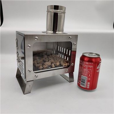 پورٹ ایبل سٹینلیس سٹیل کیمپنگ چولہا۔