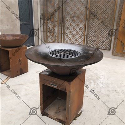 ہیوی ڈیوٹی BBQ زنگ آلود انداز