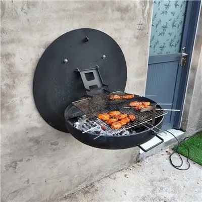 سیاہ سٹینلیس سٹیل BBQ