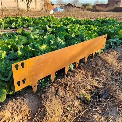 اسٹیل میٹل گارڈن لینڈ اسکیپ کنارا