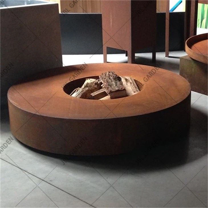 Wood Fire Pit Set