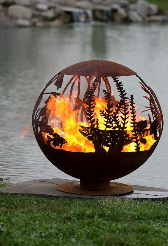 Outdoor Sphere Art With Functionality best