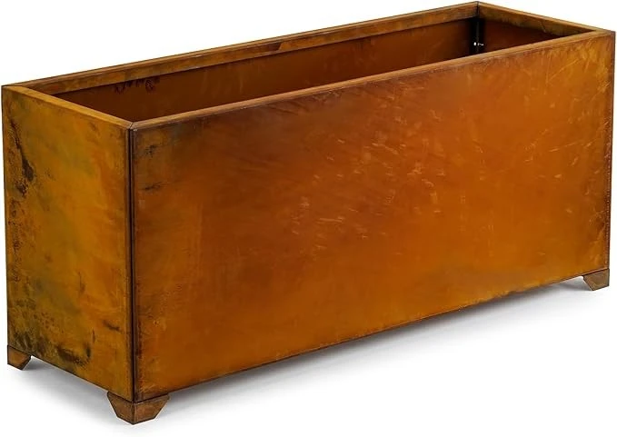 Assembly Required Corten Steel Planter Trough suppliers
