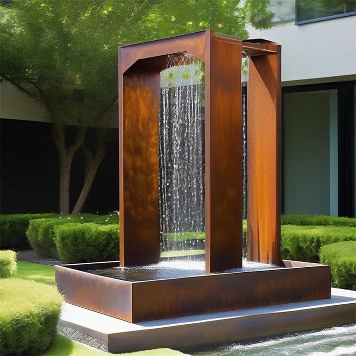 Bespoke Metal Water Feature