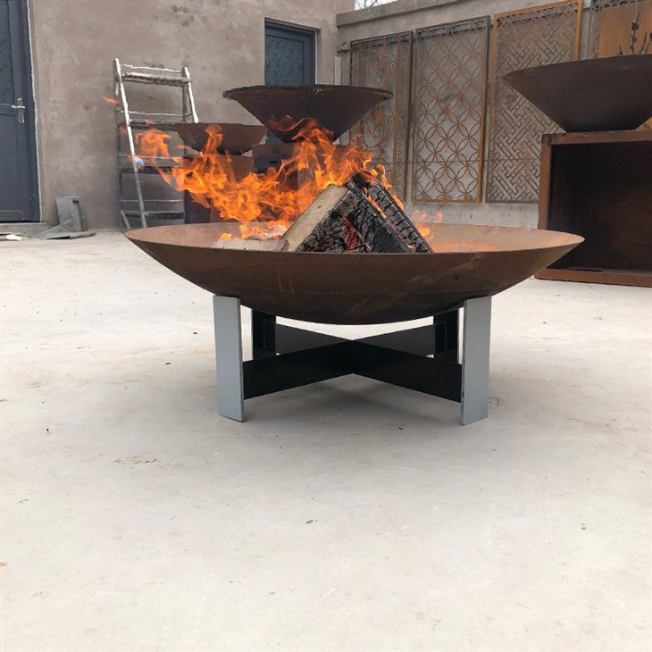 کسٹم اسٹیل بریزیئر فائر پٹ