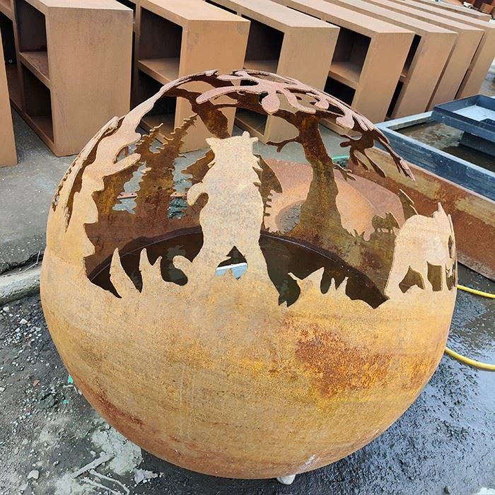 Custom Wood Burning Fireball