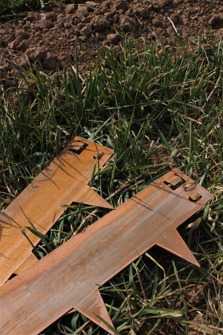 پھولوں کے بستروں اور راستوں کے لیے آرائشی کارٹین اسٹیل کی زمین کی تزئین کا کنارا