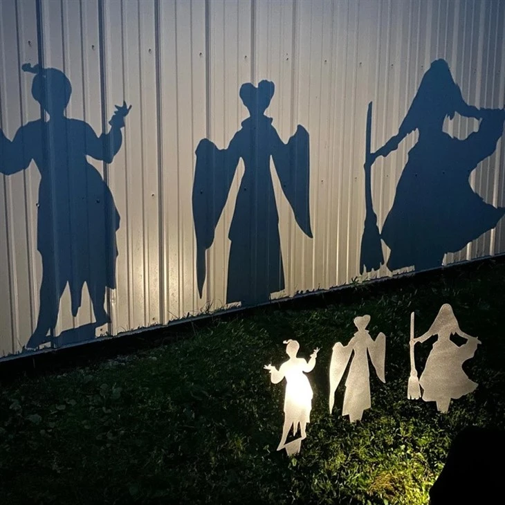 Halloween Witch Outdoor Projection Plugin