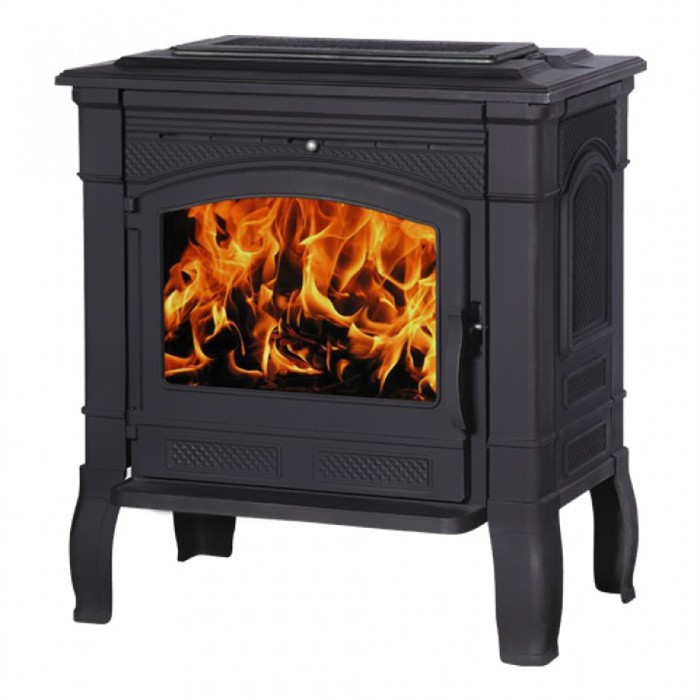 Modern Black Cast Iron Stove high quality