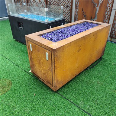 جدید کارٹین اسٹیل فائر پٹ کی کوئی دیکھ بھال نہیں ہے۔