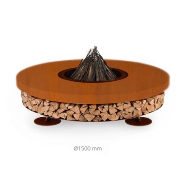 بیرونی لکڑی جلانے والا فائر پٹ