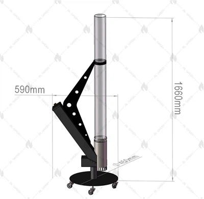 پورٹ ایبل پیٹیو بایوماس پیلٹ ہیٹر