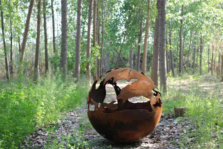 Wood Burning Firebowl Fireball factory